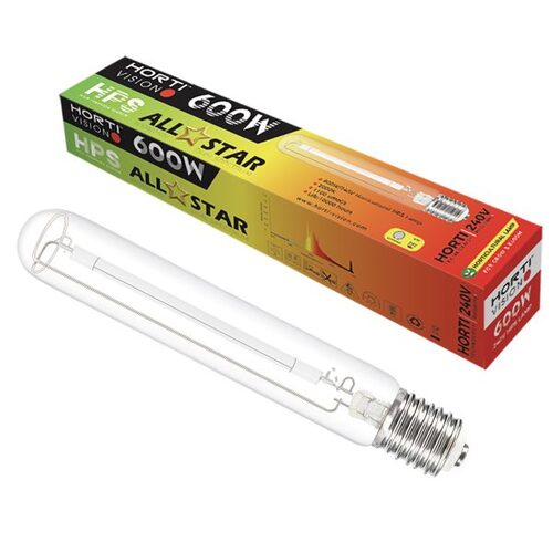 HORTIVISION 600W HPS E40 LAMP - HPS GROW LIGHT